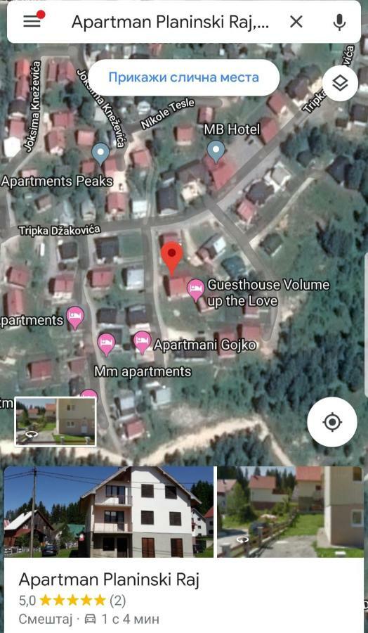 Apartman Planinski Raj Žabljak Zewnętrze zdjęcie